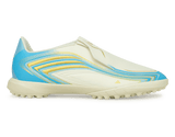 adidas Kids F50 Messi League Laceless TF Ivory/Sea Blue/Ice Blue