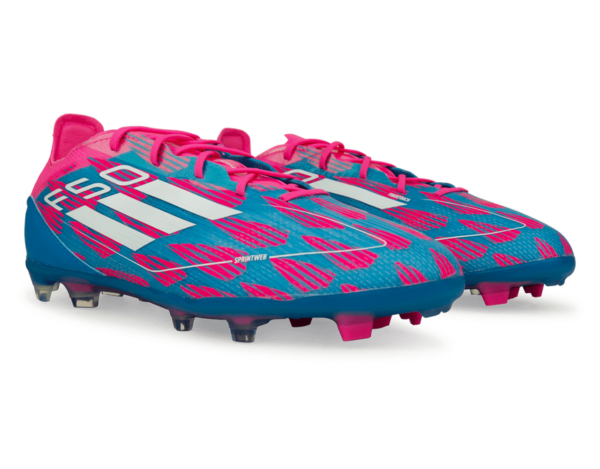 adidas Youth F50 Pro FG Pink/White/Blue – Azteca Soccer