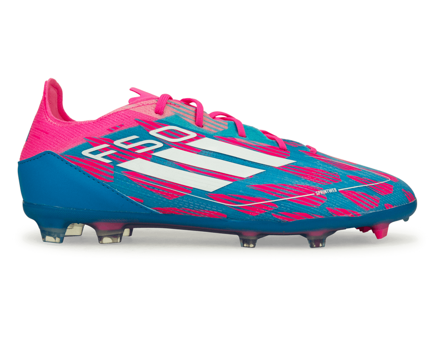 adidas Youth F50 Pro FG Pink/White/Blue – Azteca Soccer