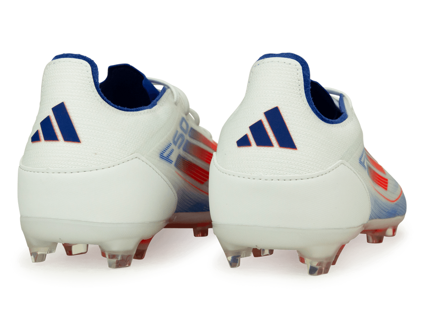 adidas Kids F50 Pro FG White/Lucid Blue Rear