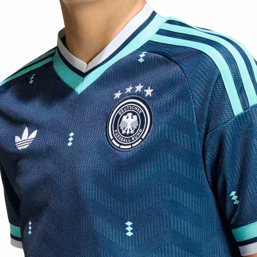 adidas Kids Germany World Cup 2026 Away Jersey Navy Crest