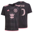 adidas Kid's Inter Miami 2024/25 Messi #10 Away Jersey Black/Pink Both