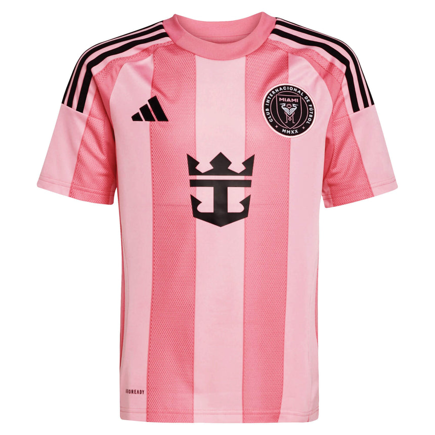 adidas Kids Inter Miami 2025/26 Home Jersey w/ Messi #10 Printing Front