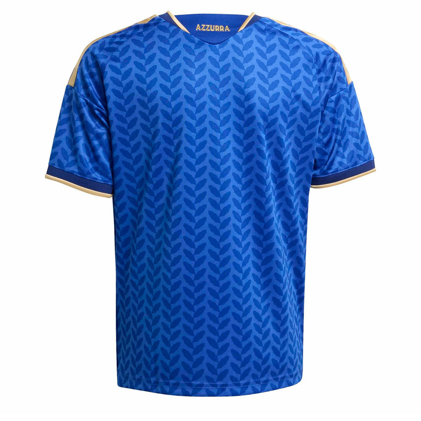 adidas Kid's Italy World Cup 2026 Home Jersey Blue Back