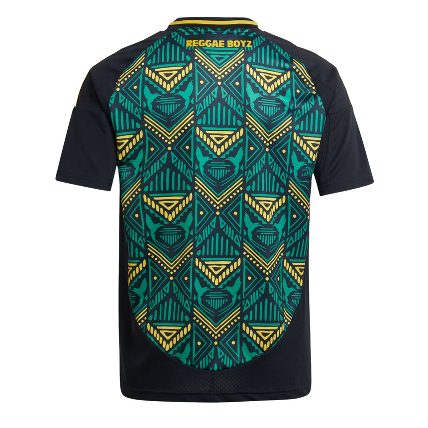 adidas Kids Jamaica 2024/25 Away Jersey Green/Black Back