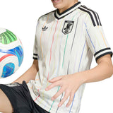 adidas Kids Japan World Cup 2026 Away Jersey White/Black Sleeve