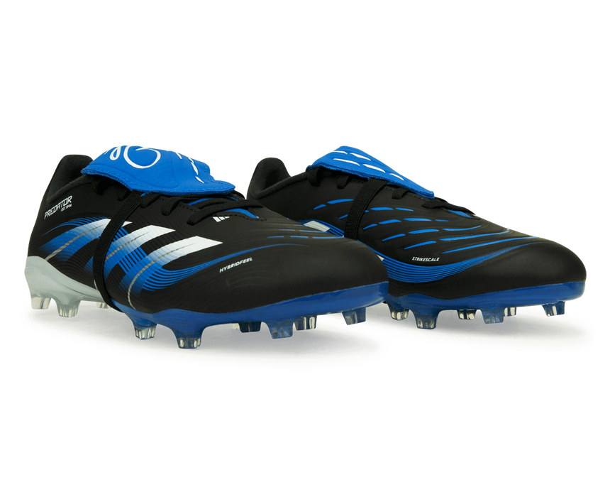 adidas Kids Jude Bellingham Predator League Foldover Tongue FG Black/Blue Together
