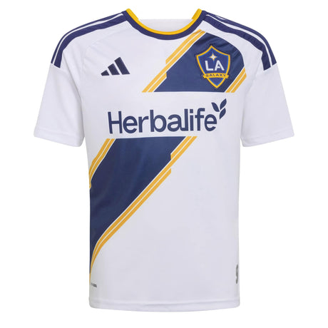adidas Kids LA Galaxy 2026/27 Home Jersey White/Blue Front