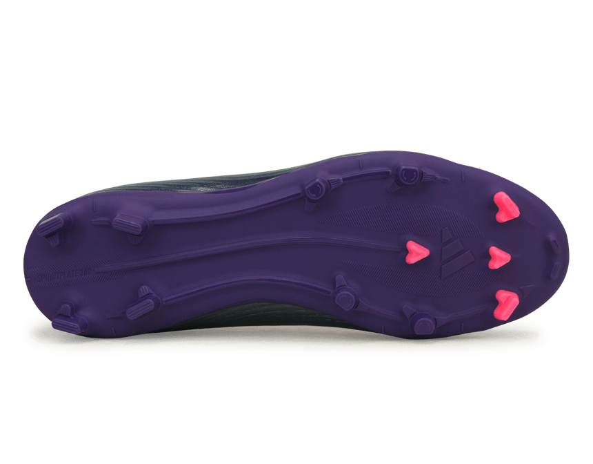 adidas Kids Lamine Yamal F50 League Laceless FG/MG Purple/Lemon Sole