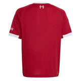 adidas Kids Liverpool 2025/26 Home Jersey Strawberry Red Back