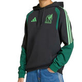 adidas Kids Mexico 26 Tiro Hoodie Black/Green Front