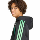 adidas Kids Mexico 26 Tiro Hoodie Black/Green Sleeve