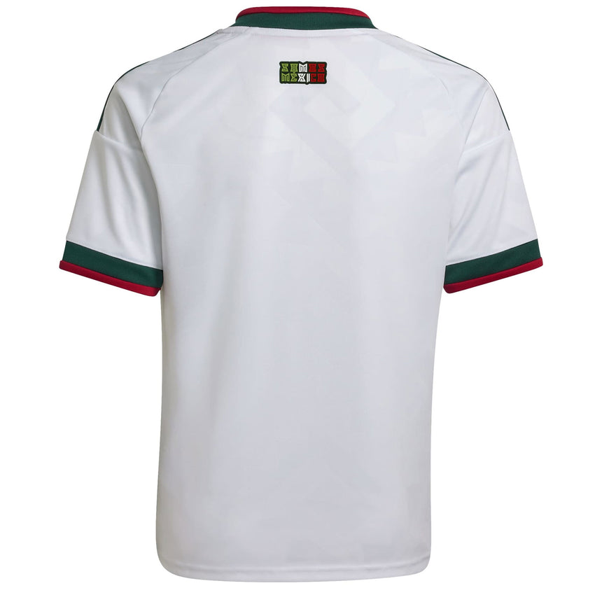 adidas Kids Mexico World Cup 2026 Away Jersey White Back