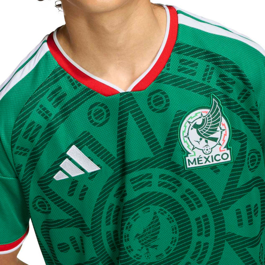 adidas Kids Mexico World Cup 2026 Home Jersey Green Crest