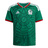 adidas Kids Mexico World Cup 2026 Home Jersey Green