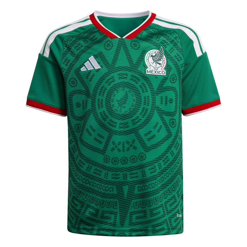 adidas Kids Mexico World Cup 2026 Home Jersey Green