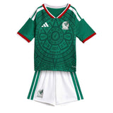 adidas Kids Mexico World Cup 2026 Home Minikit Green Both