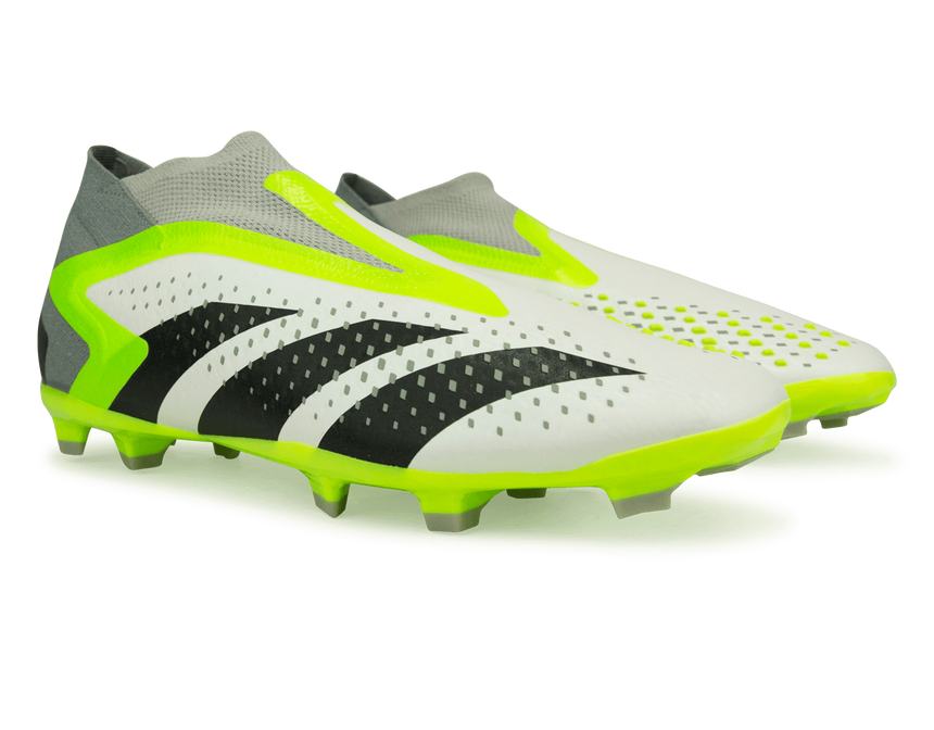 adidas Kids Predator Acccuracy+ FG White/Lucid Lemon Together