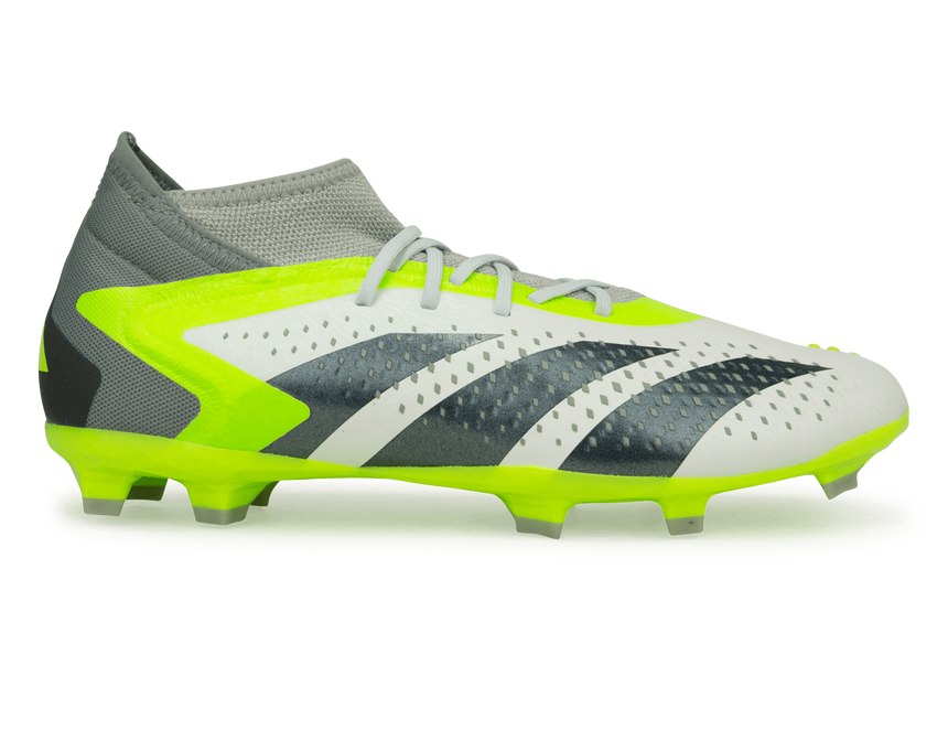 adidas Kids Predator Accuracy.1 FG White/LucidLemon – Azteca Soccer