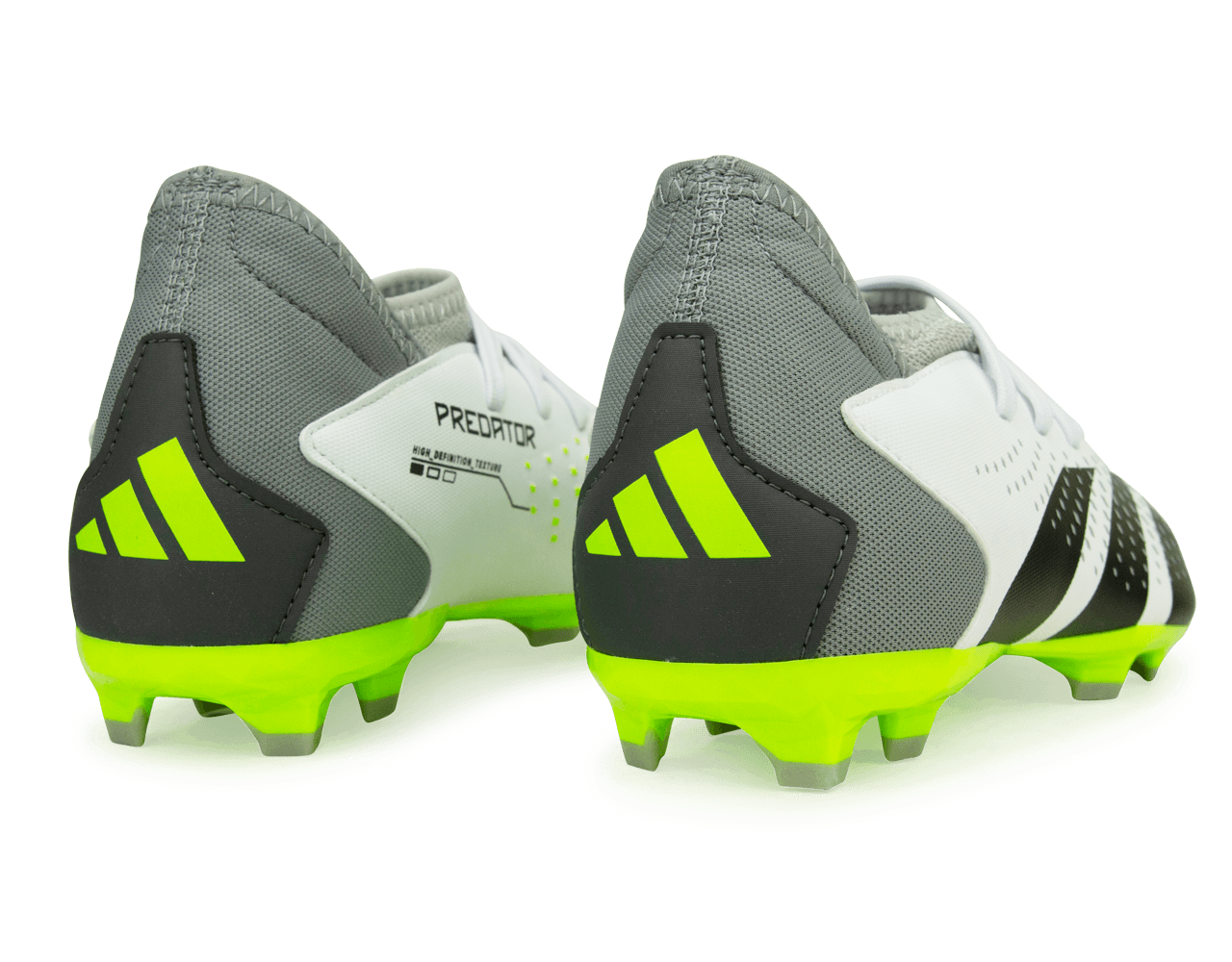 adidas Youth Predator Accuracy.3 FG White/Lucid Lemon  display picture 1