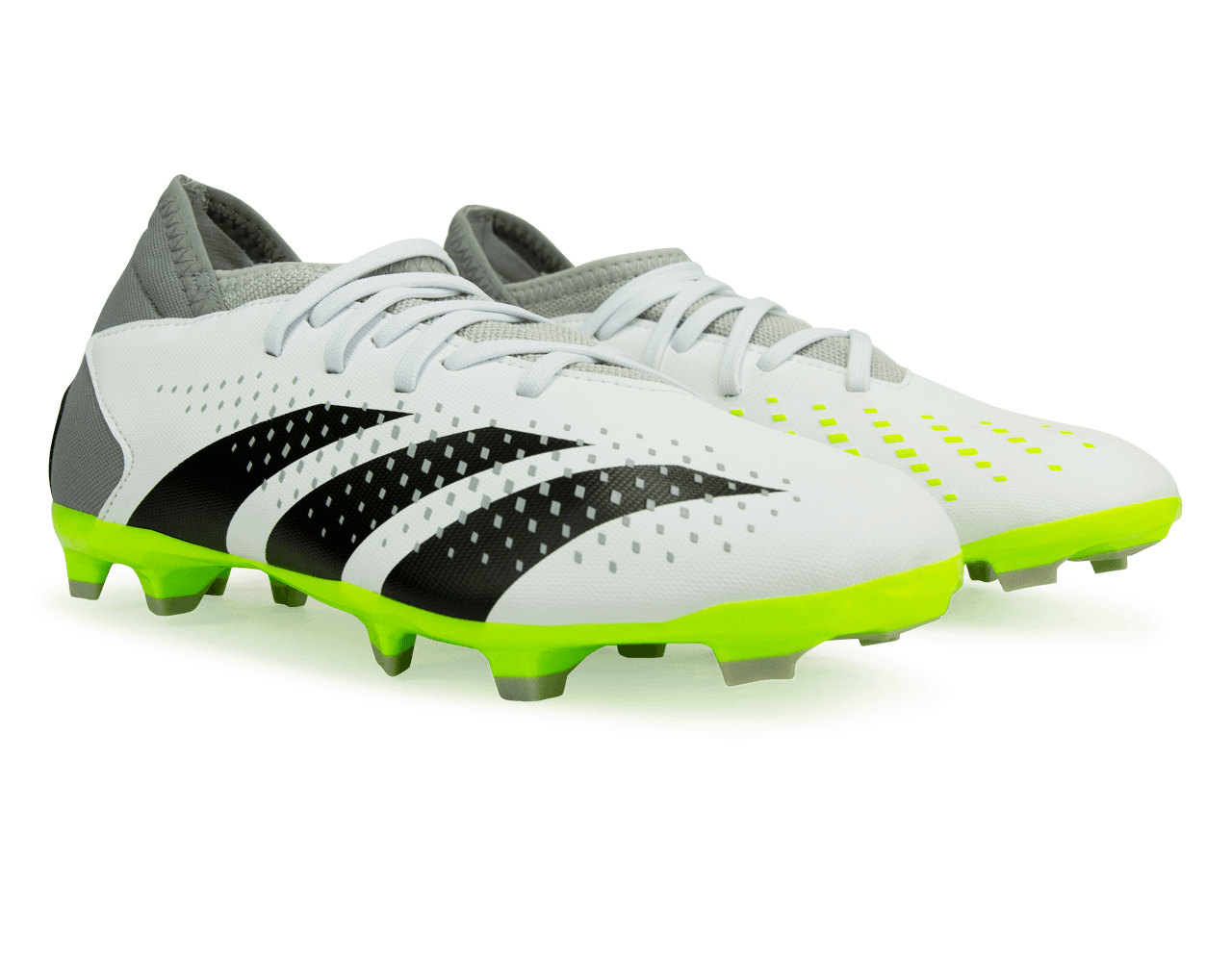 adidas Youth Predator Accuracy.3 FG White/Lucid Lemon  display picture 1