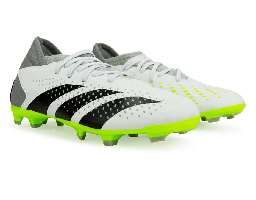 adidas Kids Predator Accuracy.3 FG White/Lucid Lemon Together
