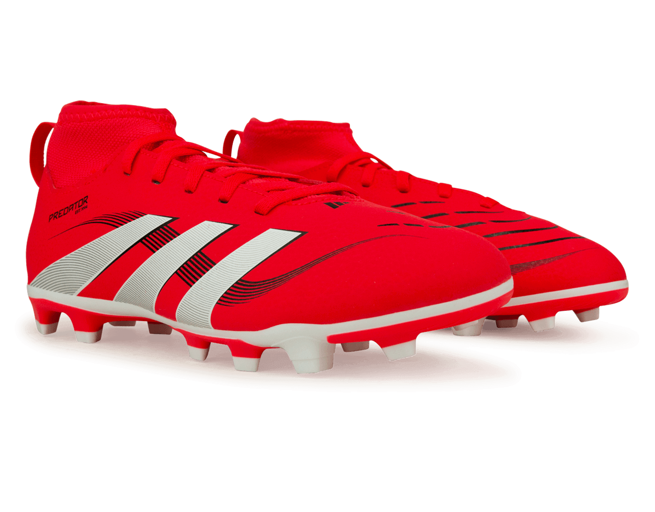 Adidas Predator FG Club Sock Youth Firm Ground Soccer Cleats IG7742 Size US 6 Kids Shoes - Predator Club Sock Flexible Ground Football  main image 3