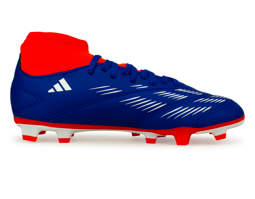 adidas Kids Predator Club Sock FXG Blue/Red Side