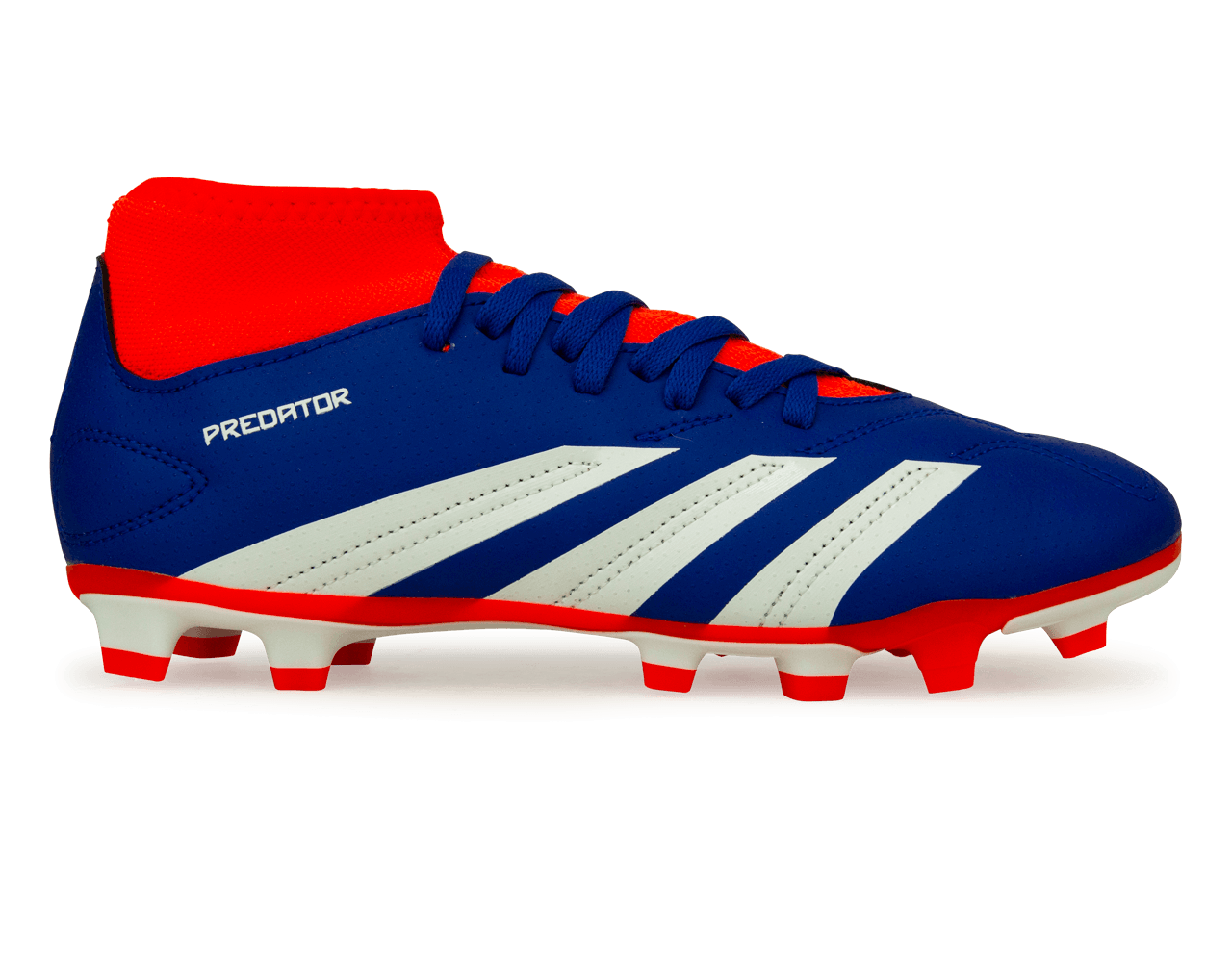 adidas Kids Predator Club Sock FXG Blue Red Azteca Soccer