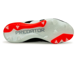 adidas Kids Predator Elite FG Black/White Sole