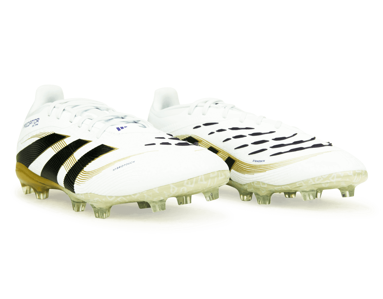 adidas Youth Predator Elite FG White/Black/Gold – Azteca Soccer