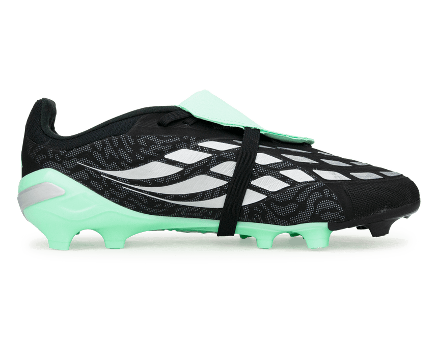 adidas Kids Predator Elite Fold-Over Tongue FG Black/Mint Side