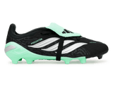 adidas Kids Predator Elite Fold-Over Tongue FG Black/Mint