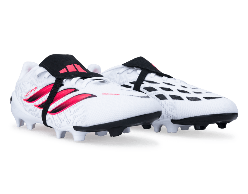 adidas Kids Predator Elite Fold-Over Tongue FG White/Black Together