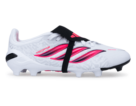 adidas Kids Predator Elite Fold-Over Tongue FG White/Black