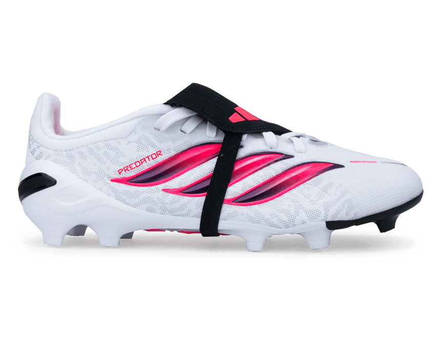 adidas Kids Predator Elite Fold-Over Tongue FG White/Black
