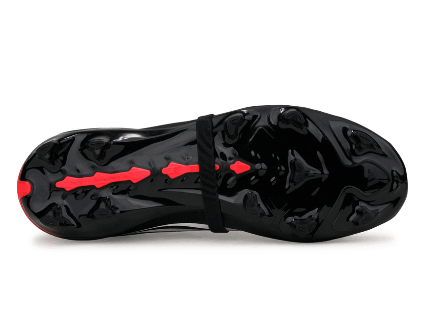 adidas Kids Predator Elite Foldover Tongue FG Black/White/Red Sole
