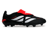 adidas Kids Predator Elite Foldover Tongue FG Black/White/Red