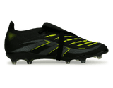adidas Kids Predator Elite Foldover Tongue FG Black/Green Side
