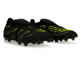 adidas Kids Predator Elite Foldover Tongue FG Black/Green Together