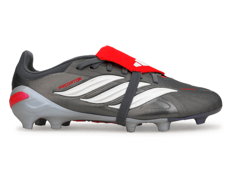 adidas Kids Predator Elite Foldover Tongue FG Iron Metallic/Red