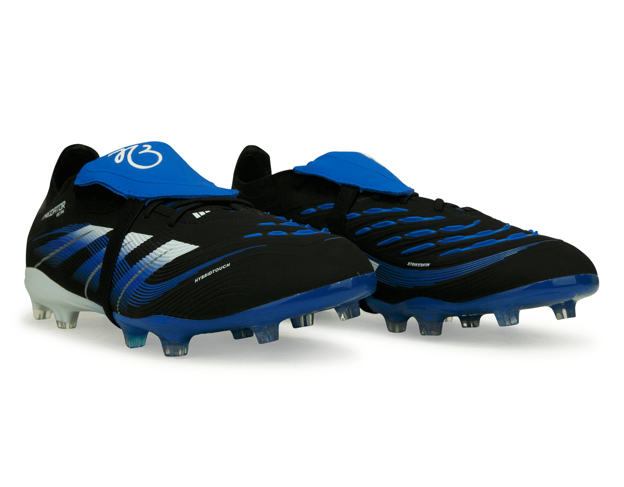 adidas Kids Jude Bellingham Predator Elite Foldover Tongue FG Black/Blue Together