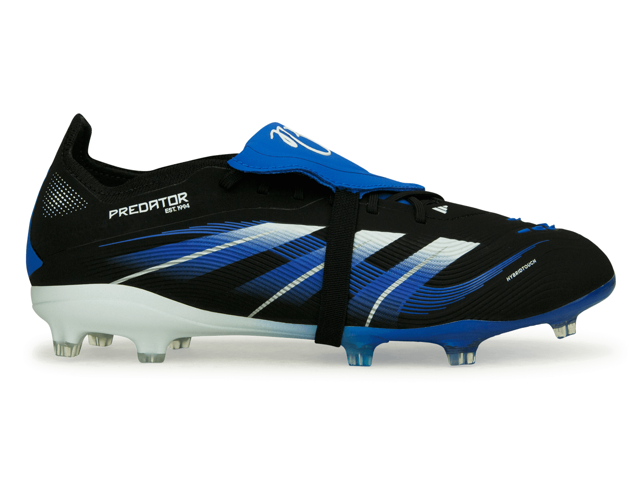 adidas Kids Jude Bellingham Predator Elite Foldover Tongue FG Black/Blue