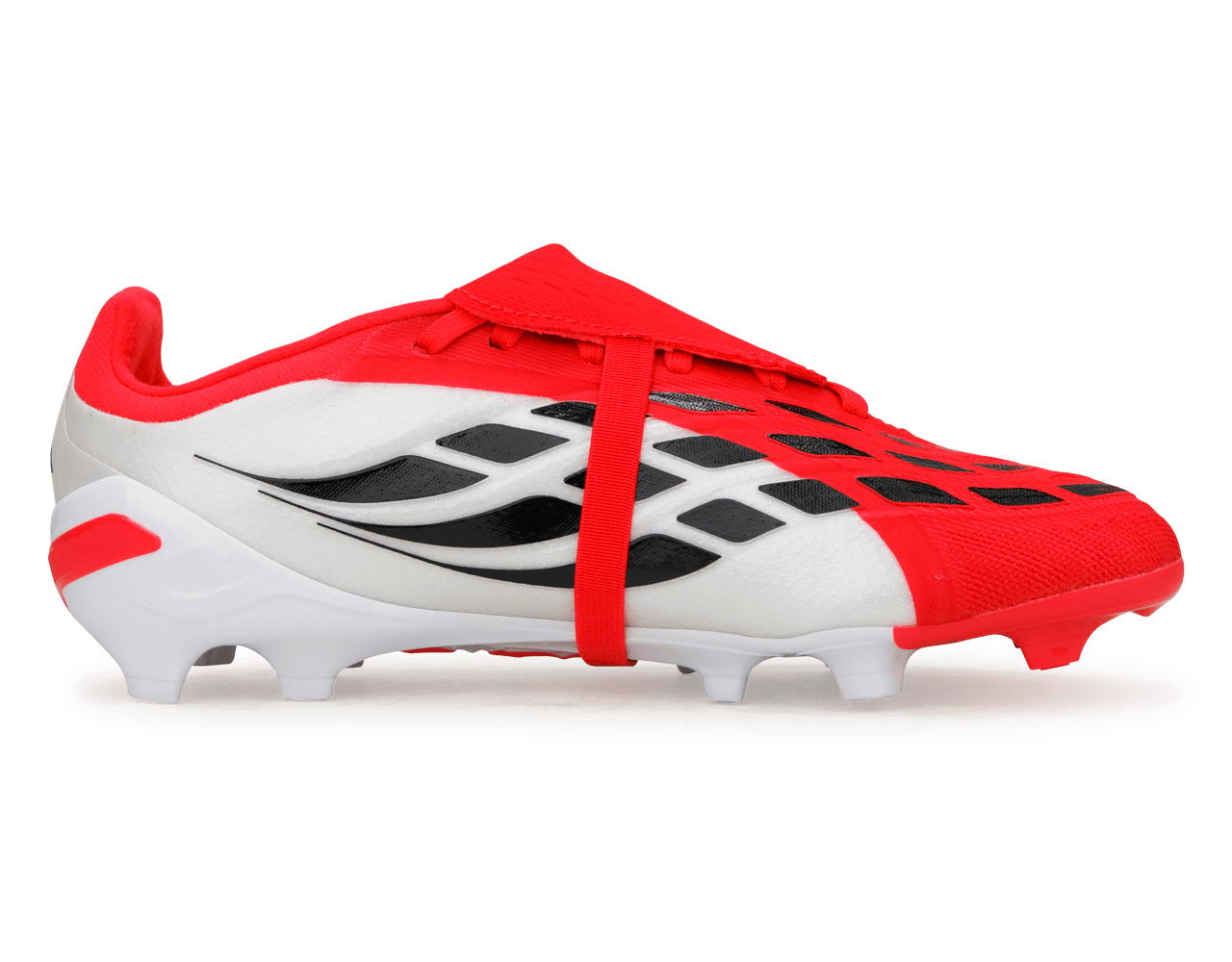 adidas Youth Predator Elite Fold-Over Tongue FG Red/Black/White