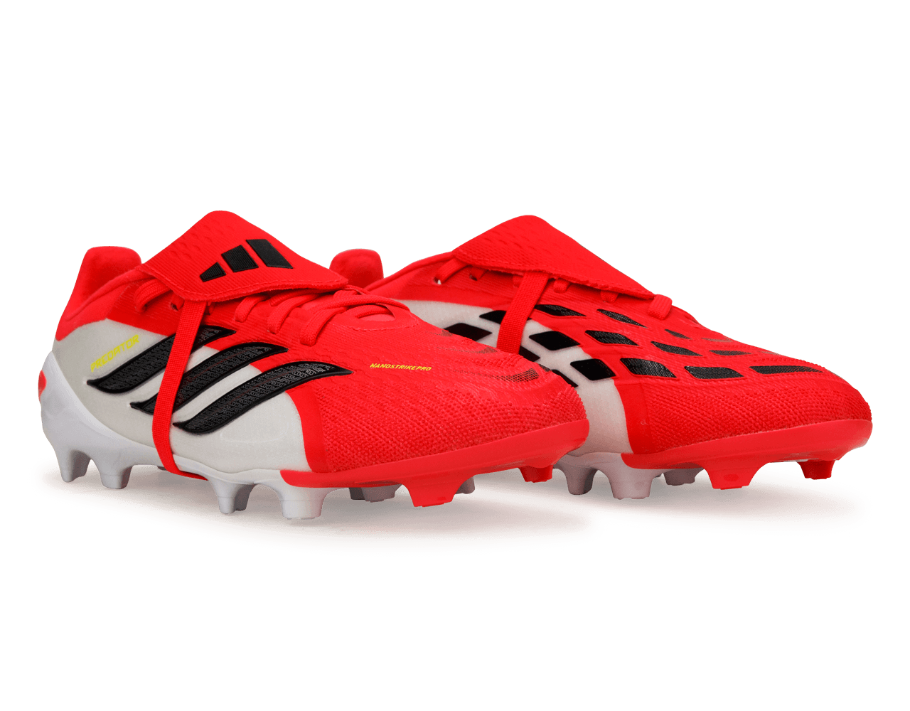adidas Youth Predator Elite Fold-Over Tongue FG Red/Black/White
