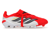 adidas Kids Predator Elite Foldover Tongue FG Red/Black/White