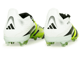 adidas Kids Predator Elite Foldover Tongue FG White/Black/Green Rear