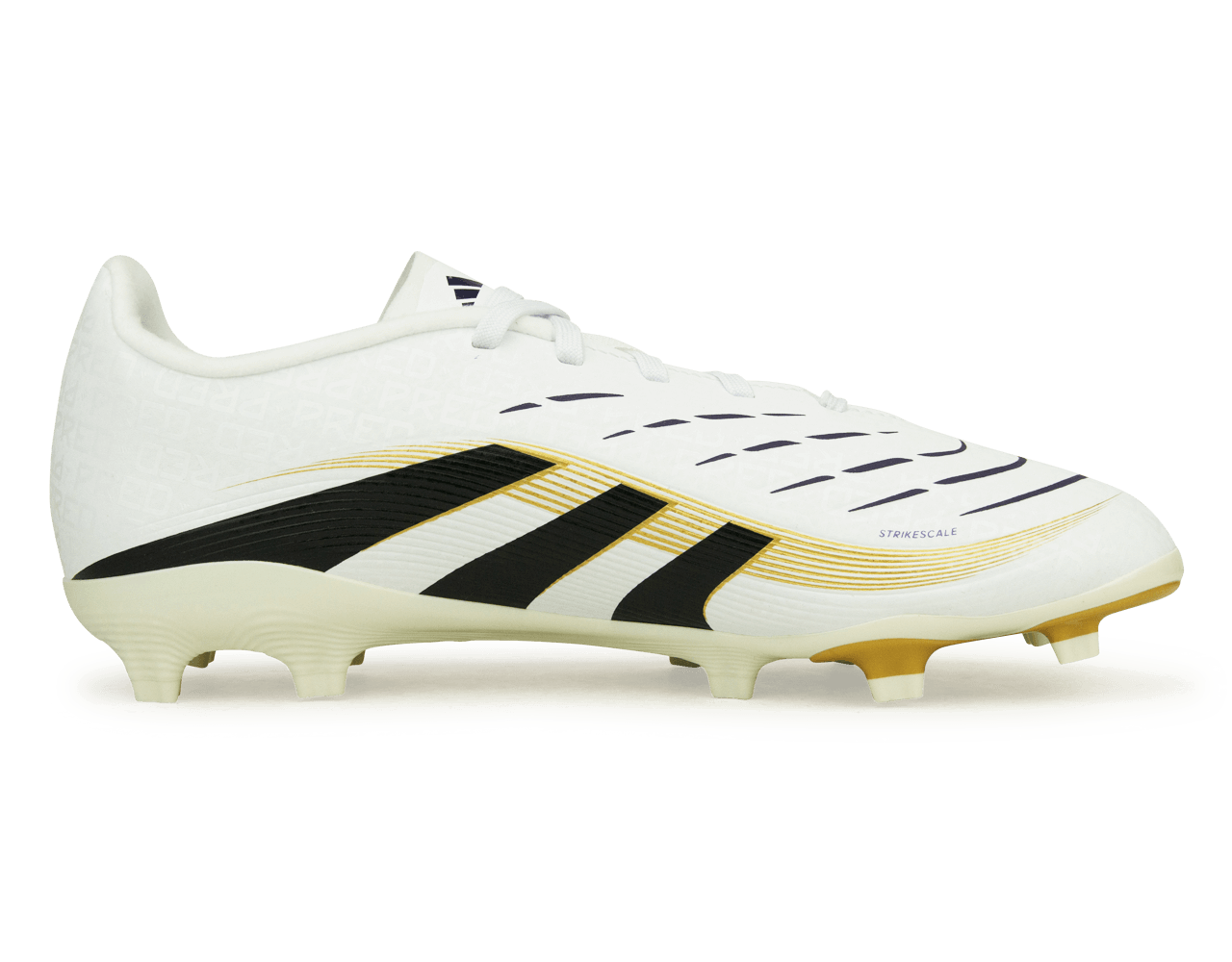 adidas Youth Predator League FG/MG White/Black/Gold – Azteca Soccer