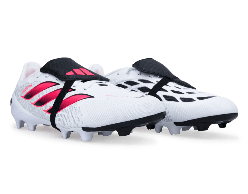 adidas Kids Predator League Fold-Over Tongue FG White/Black Together