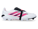 adidas Kids Predator League Fold-Over Tongue FG White/Black